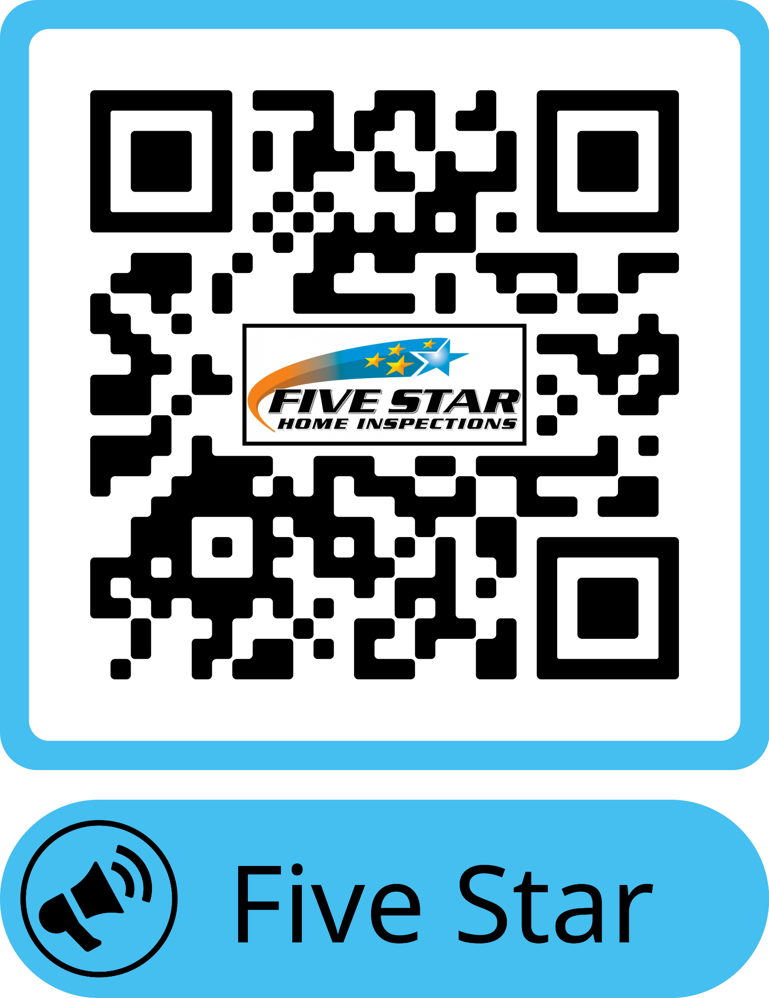Five Star Home Inspections QR Code